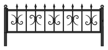 Кованая ограда 105