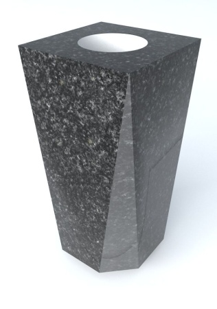Ваза гранитная 06