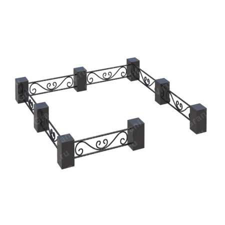 Цоколь гранитный 040